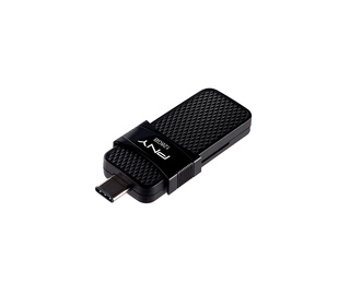 PNY P-FD128OTGSLTC-GE lecteur USB flash 128 Go USB Type-A / USB Type-C 3.2 Gen 1 (3.1 Gen 1) Noir