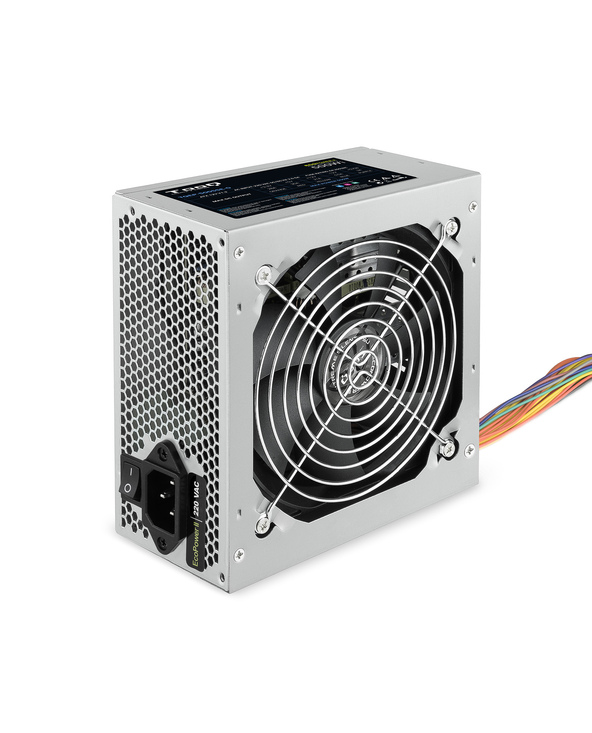 TooQ Fonte Ecopower II unité d'alimentation d'énergie 500 W 20+4 pin ATX ATX Argent