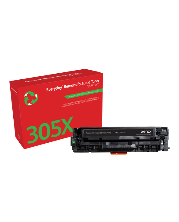 Everyday Toner Noir  de Xerox compatible avec HP 305X (CE410X), Grande capacité