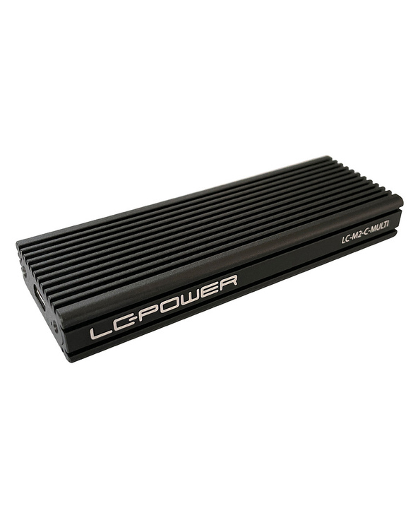 LC-Power LC-M2-C-MULTI Boîtier de disques de stockage Enceinte ssd Noir M.2
