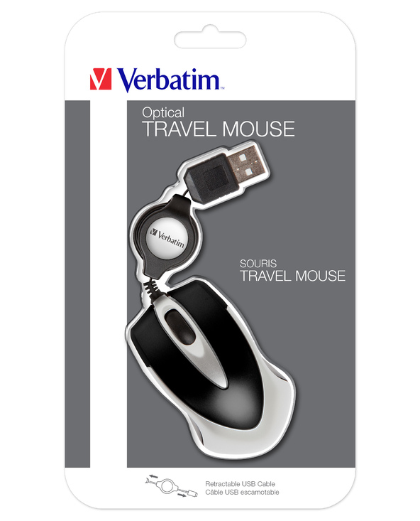 Verbatim Souris optique de voyage Go Mini - Noir