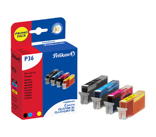 Pelikan 4111784 PagePack Photo noire, Photo gris, Photo magenta, Jaune photo