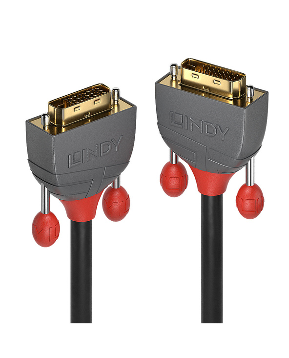 Lindy 36224 câble DVI 5 m DVI-D Noir