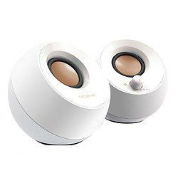 Creative Labs Pebble haut-parleur Blanc Avec fil 4,4 W