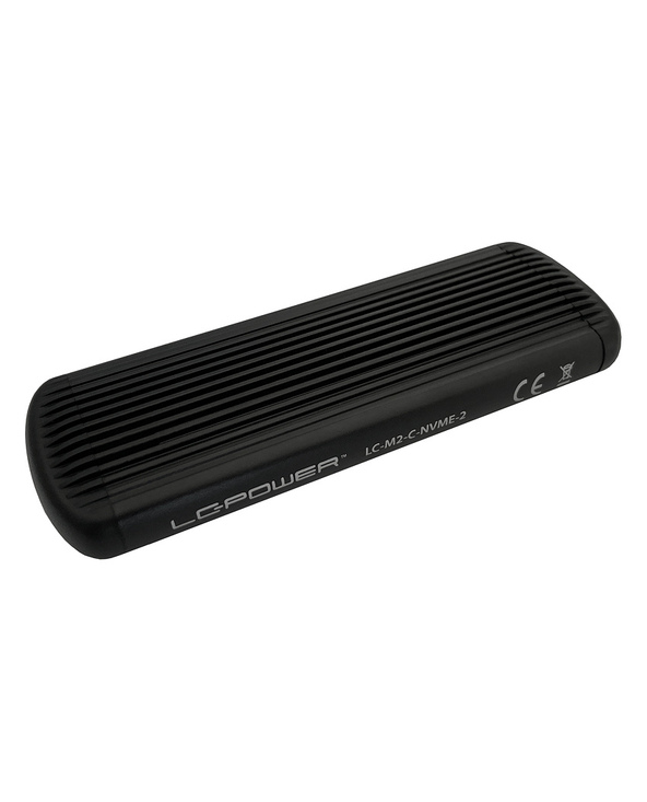 LC-Power LC-M2-C-NVME-2 Boîtier de disques de stockage Enceinte ssd Noir M.2
