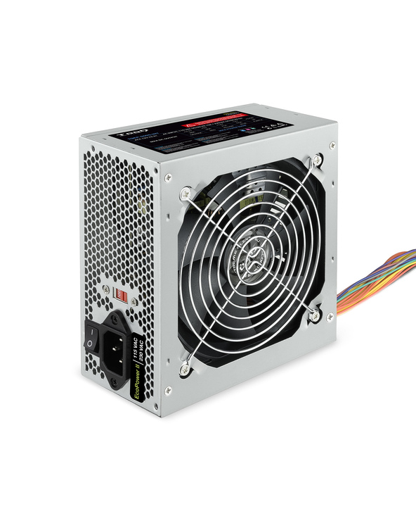 TooQ TQEP-500S-INT unité d'alimentation d'énergie 500 W 24-pin ATX ATX Argent