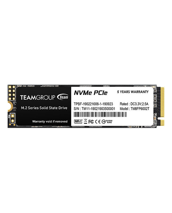 Team Group MP33 M.2 256 Go PCI Express 3.0 NVMe 3D NAND