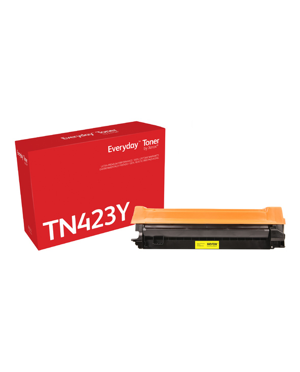 Everyday Toner Jaune  de Xerox compatible avec Brother TN-423Y, Grande capacité