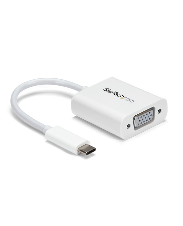 StarTech.com Adaptateur vidéo USB-C vers VGA - M/F - 1920x1200 / 1080p - Blanc