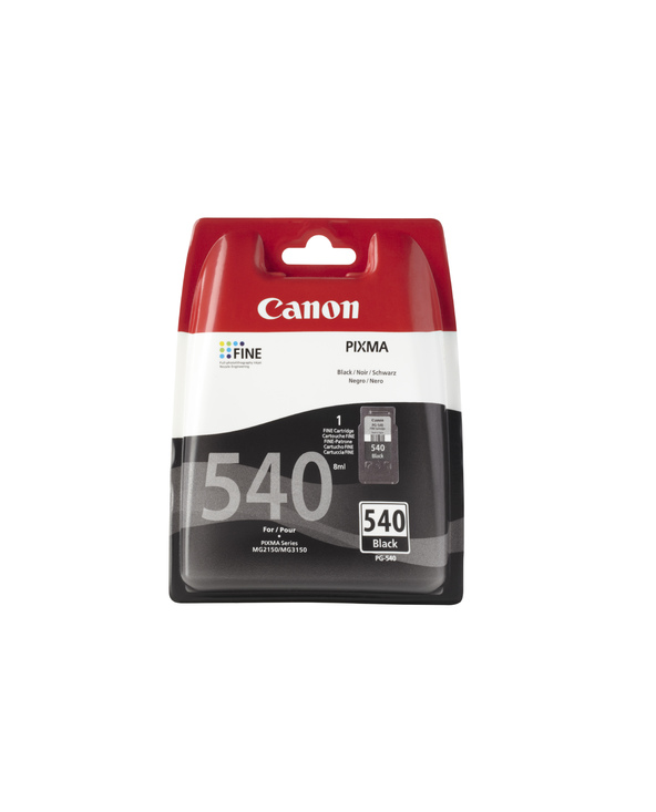 Canon PG-540 w/sec cartouche d'encre 1 pièce(s) Original Rendement standard Noir
