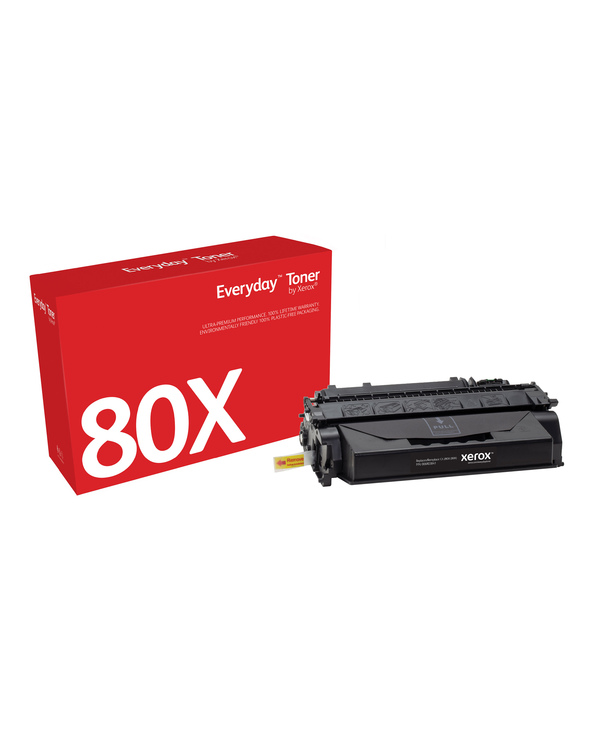 Everyday Toner Noir  de Xerox compatible avec HP 80X (CF280X), Grande capacité