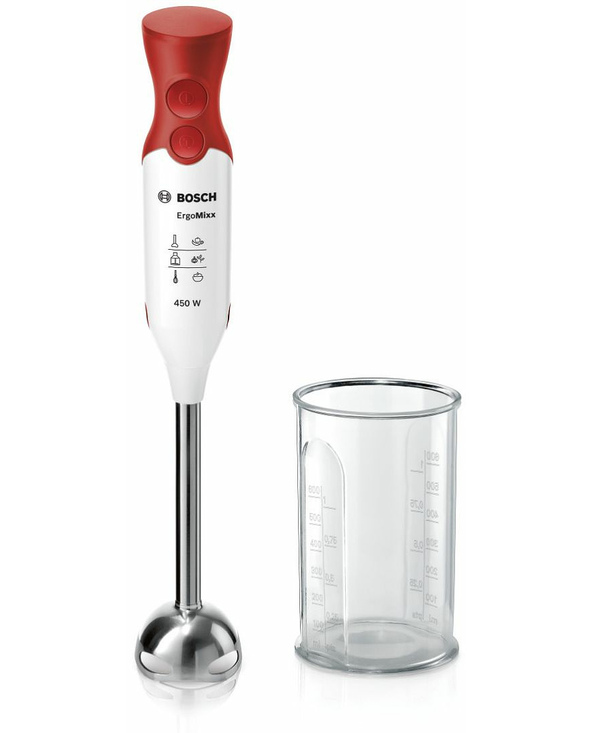 Bosch MSM64110 blender Mélangeur par immersion 450 W Rouge, Blanc