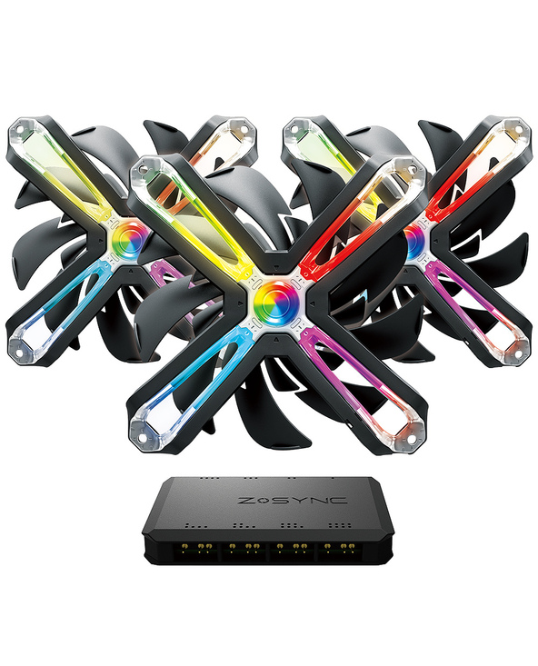Zalman ZM-SF120A3 système de refroidissement d’ordinateur Boitier PC Ventilateur 12 cm Noir