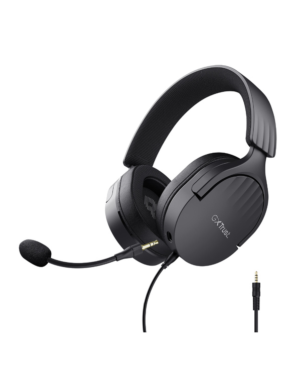 Trust GXT 489 FAYZO Casque Avec fil Arceau Jouer Noir