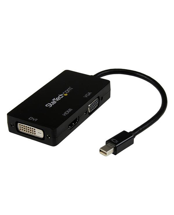 StarTech.com Adaptateur de voyage Mini DisplayPort vers VGA / DVI / HDMI - Convertisseur vidéo 3-en-1