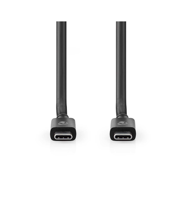 Nedis CCGP66040BK10 câble USB 1 m USB4 Gen 3x2 USB C Noir