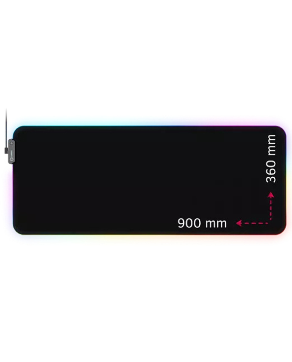 Lorgar Steller 919 Tapis de souris de jeu Noir