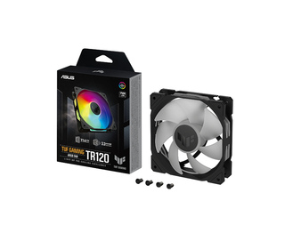 ASUS TUF Gaming TR120 ARGB Fan - Single Pack Boitier PC Ventilateur 12 cm Noir