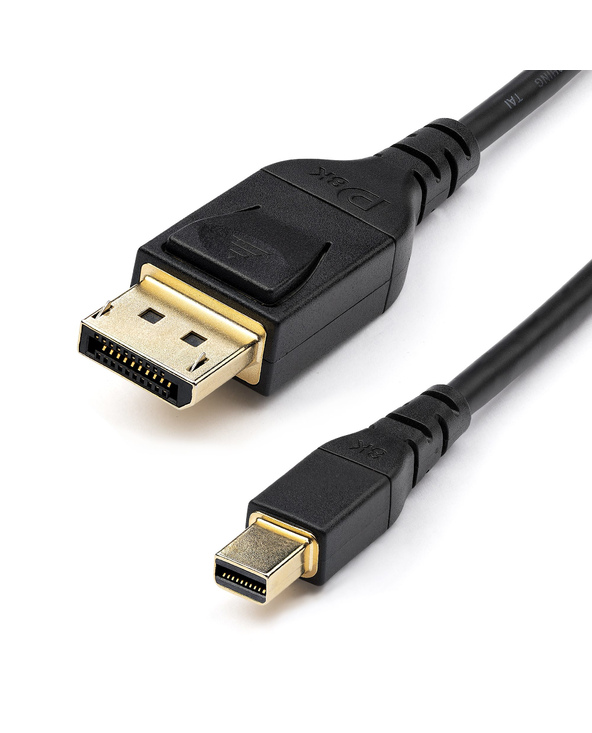 StarTech.com Câble 2m certifié VESA Mini DisplayPort vers DisplayPort 1.4 - 8K 60Hz HBR3 HDR - Super UHD mDP vers DP 1.4 - Ultra