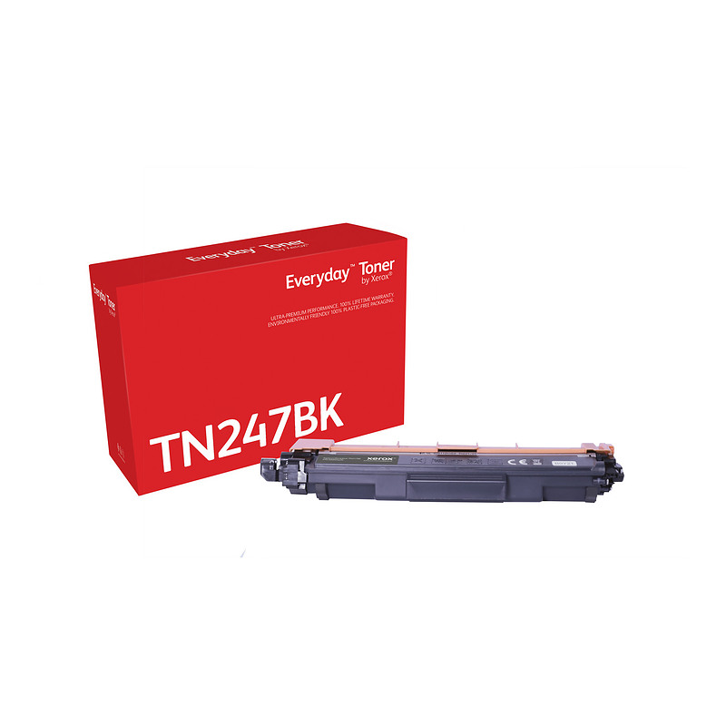 Everyday Toner Noir  de Xerox compatible avec Brother TN-247BK, Grande capacité
