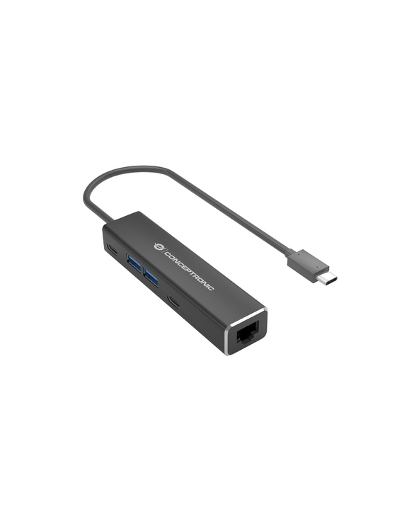 Conceptronic ABBY13B station d'accueil Avec fil USB 3.2 Gen 1 (3.1 Gen 1) Type-C Gris