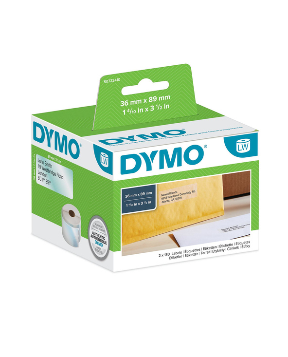 DYMO LW - Étiquettes d'adresse grand format - 36 x 89 mm - S0722410
