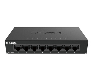 D-Link DGS-108GL Non-géré Gigabit Ethernet (10/100/1000) Noir