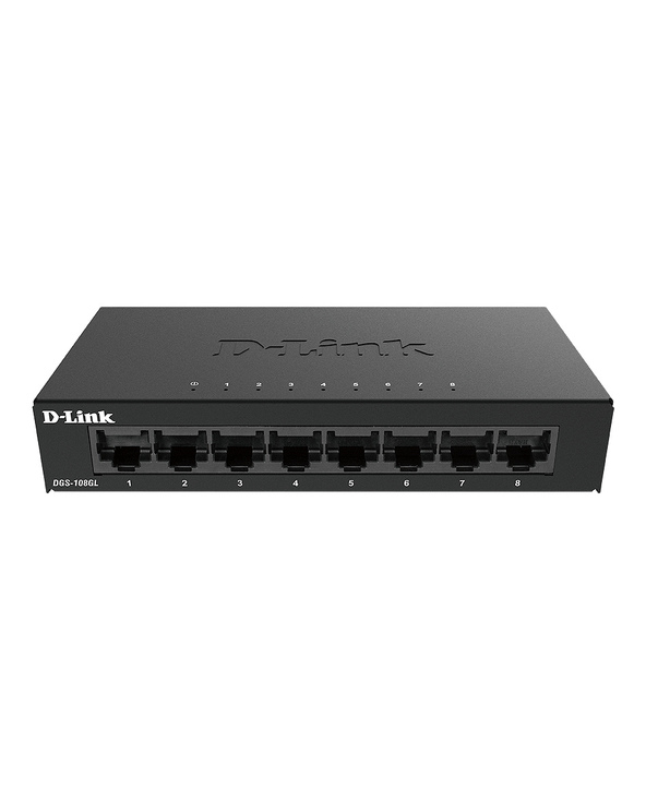 D-Link DGS-108GL Non-géré Gigabit Ethernet (10/100/1000) Noir
