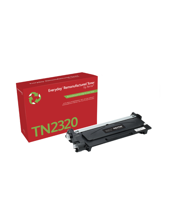 Everyday Toner remanufacturé Mono  de Xerox compatible avec Brother TN2320, Grande capacité