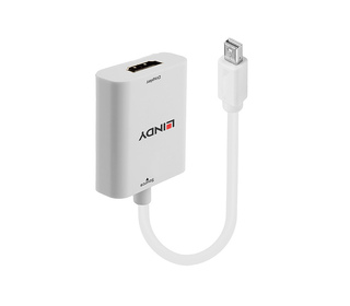 Lindy 41069 câble vidéo et adaptateur Mini DisplayPort HDMI Type A (Standard) Blanc