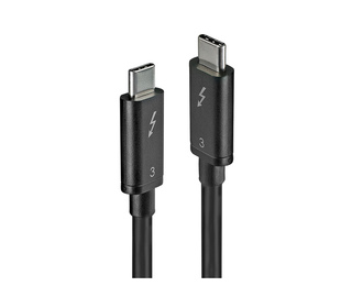 Lindy 41555 câble USB 0,5 m USB 3.2 Gen 1 (3.1 Gen 1) USB C Noir