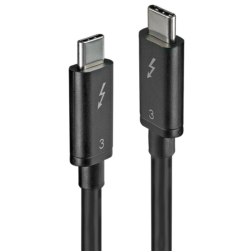 Lindy 41555 câble USB 0,5 m USB 3.2 Gen 1 (3.1 Gen 1) USB C Noir
