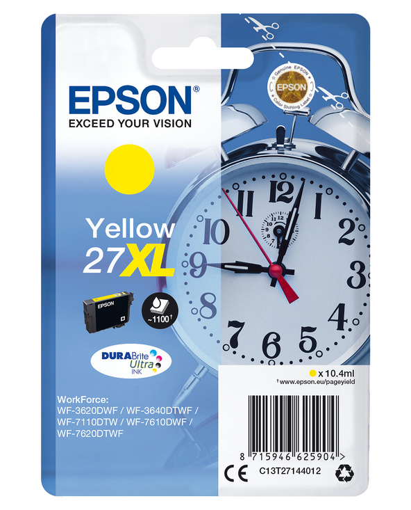 Epson Alarm clock Cartouche "Réveil" 27XL - Encre DURABrite Ultra J