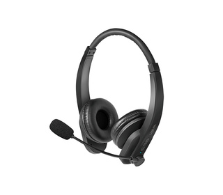 LogiLink BT0060 écouteur/casque Sans fil Arceau Bureau/Centre d'appels Bluetooth Noir