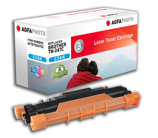 AgfaPhoto APTBTN247CE Cartouche de toner 1 pièce(s) Compatible Cyan