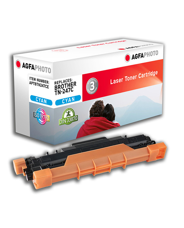AgfaPhoto APTBTN247CE Cartouche de toner 1 pièce(s) Compatible Cyan