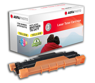AgfaPhoto APTBTN247YE Cartouche de toner 1 pièce(s) Compatible Jaune