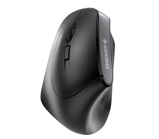 CHERRY MW 4500 LEFT Souris ergonomique sans fil, pour gauchers, noir, USB