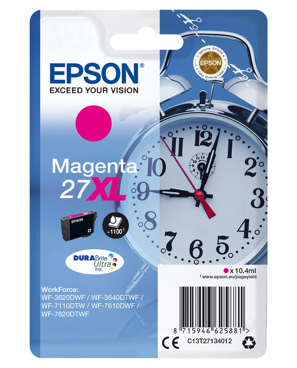 Epson Alarm clock Cartouche "Réveil" 27XL - Encre DURABrite Ultra M