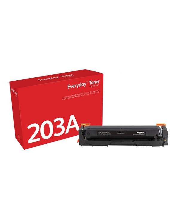Everyday Toner Noir  de Xerox compatible avec HP 202A (CF540A/CRG-054BK), Capacité standard