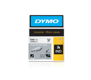 DYMO Bagues Thermorétractables IND- 6mm x 1,5m