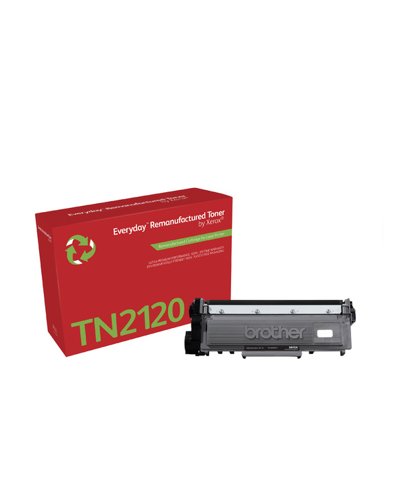 Remanufacturé Everyday Toner remanufacturé Mono Everyday de Xerox compatible avec Brother TN2120, Grande capacité