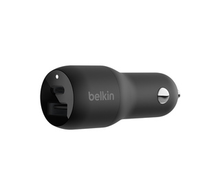 Belkin CCB004BTBK chargeur d'appareils mobiles Smartphone, Tablette Noir Allume-cigare, USB Charge rapide Intérieure, Extérieure