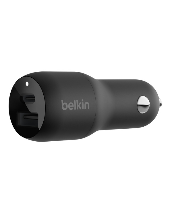 Belkin CCB004BTBK chargeur d'appareils mobiles Smartphone, Tablette Noir Allume-cigare, USB Charge rapide Intérieure, Extérieure