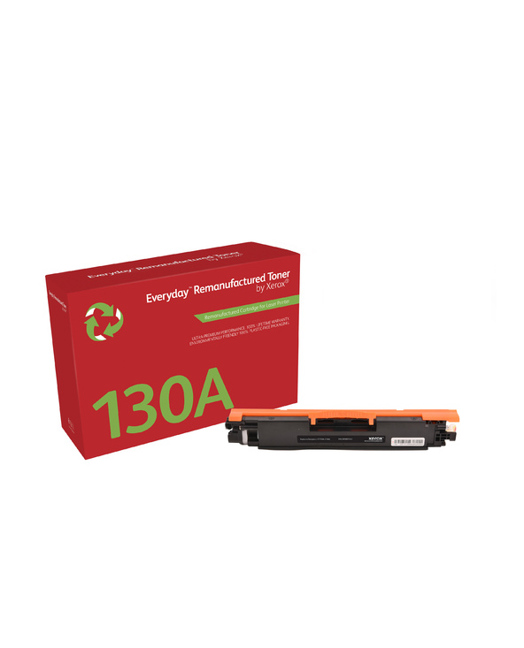 Remanufacturé Everyday Toner remanufacturé Noir Everyday de Xerox compatible avec HP 130A (CF350A), Capacité standard