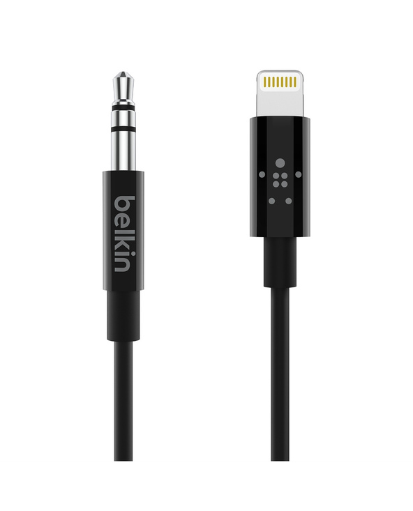 Belkin AV10172BT03-BLK câble audio 0,9 m 3,5mm Noir Belkin AV10172BT03-BLK câble audio 0,9 m 3,5mm Noir