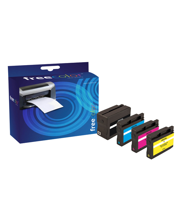 Freecolor HP053AE-INK4-FRC cartouche d'encre 4 pièce(s)
