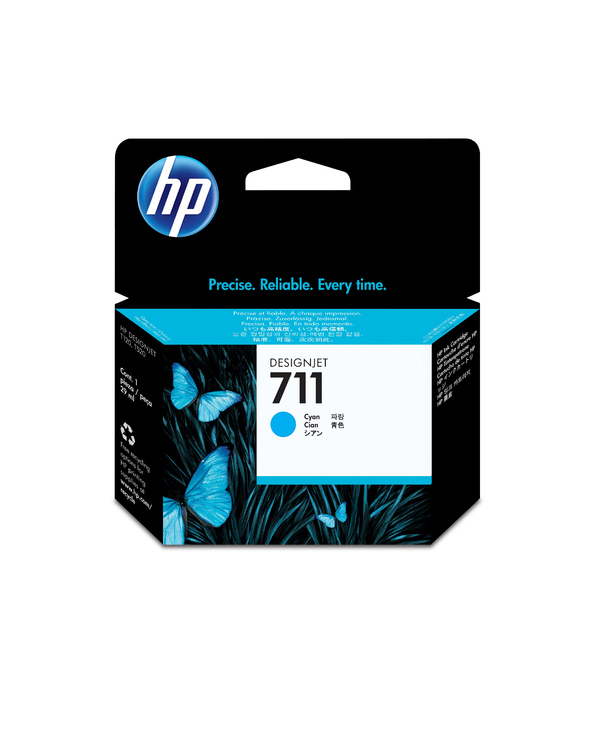 HP 711 cartouche d'encre DesignJet cyan, 29 ml