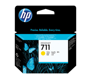 HP 711 cartouche d'encre DesignJet jaune, 29 ml