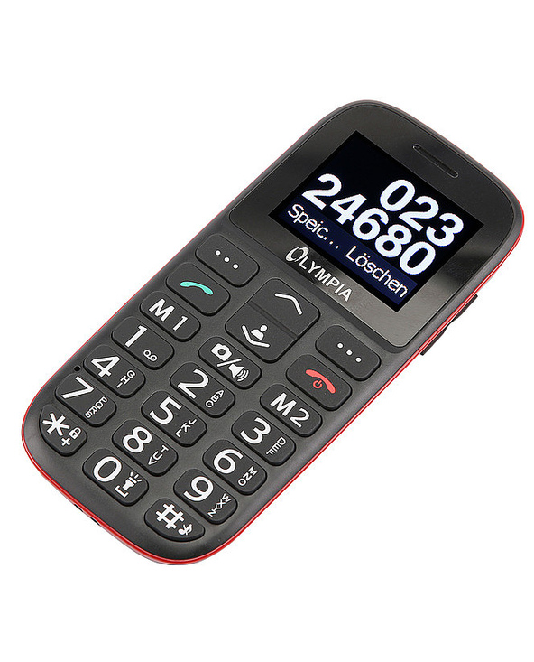 Olympia Bella 4,5 cm (1.77") 68 g Noir Appareil-photo de téléphone